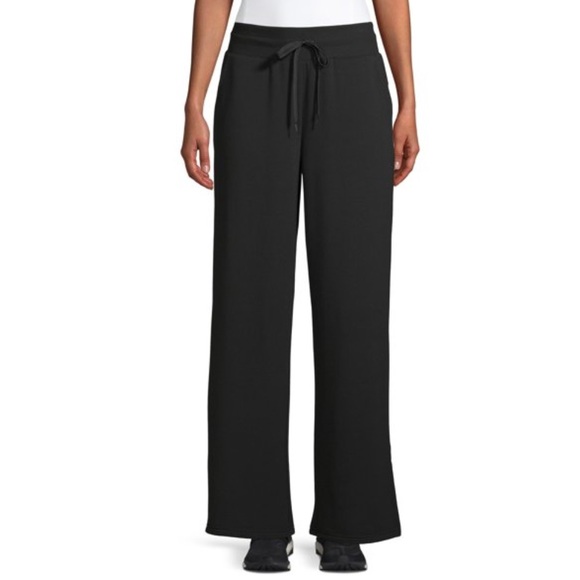 Athletic Works New Black Wide Leg Pant - M - Picture 2 of 6